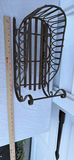Two Metal Sleigh-Shaped Wire Baskets - thumbnail 7 of 8