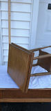 Vintage Wooden Side Table with Turned Legs and Lower Shelf - thumbnail 3 of 4