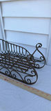Two Metal Sleigh-Shaped Wire Baskets - thumbnail 6 of 8