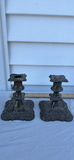 Vintage Pair of Ornate Silver Plated Candlestick Holders (BP Canada) - thumbnail 1 of 7