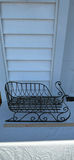 Two Metal Sleigh-Shaped Wire Baskets - thumbnail 4 of 8