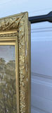 Large Antique Framed Landscape Painting with River and Sailboats - thumbnail 8 of 16