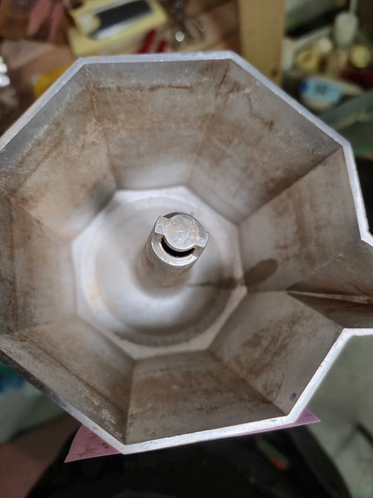 Ceramic Kitchenware and Vintage Metal Moka Coffee Pot - image 9 of 13