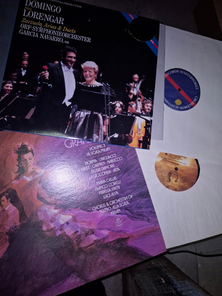 Stack of vinyl records  - image 1 of 2