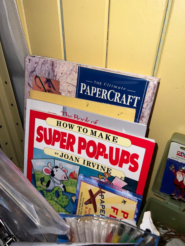 Assorted Craft Supplies and Papercraft Books - image 2 of 7