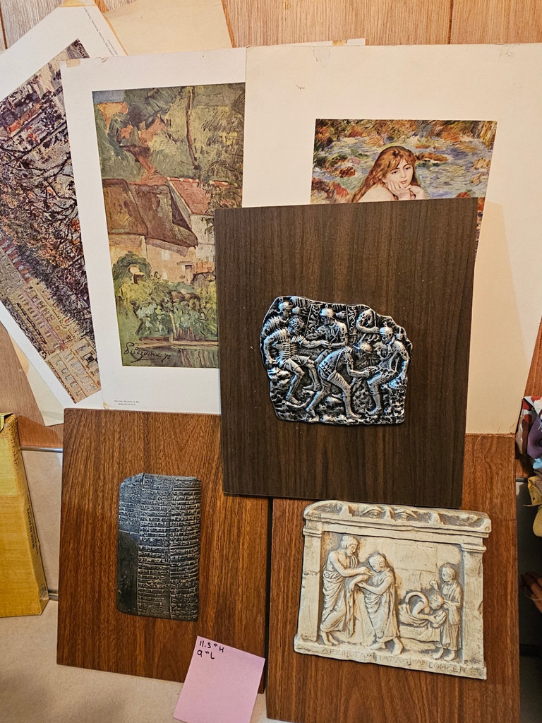Assorted wall art plaques and relief sculptures - image 1 of 2