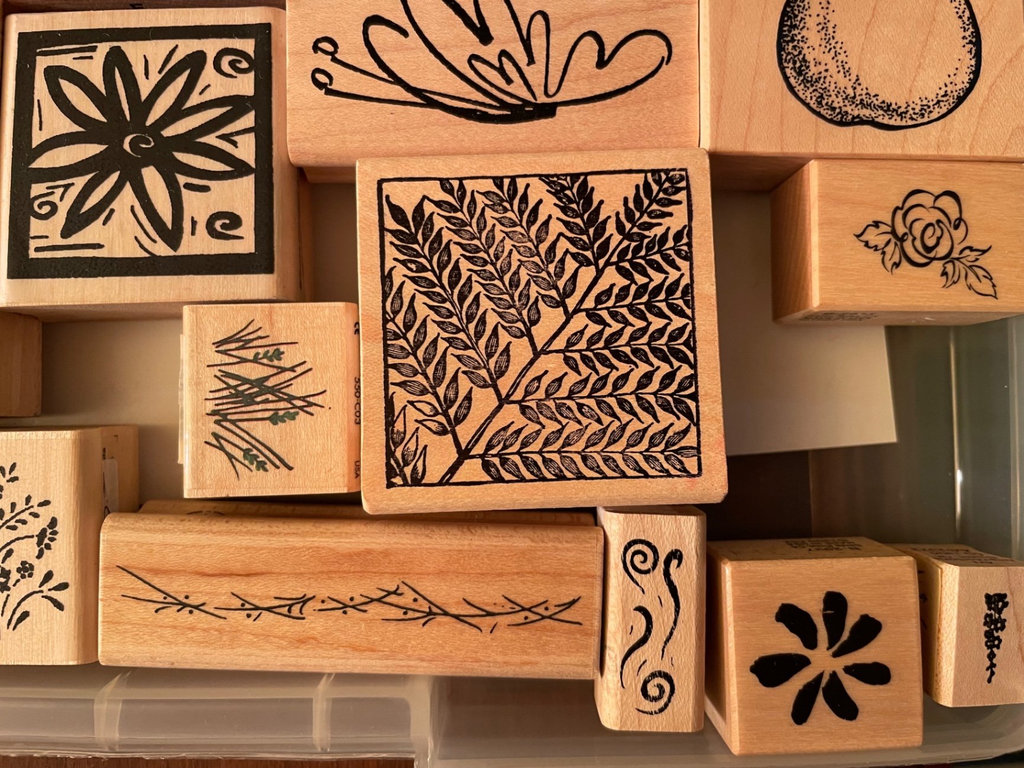Assorted Wooden Rubber Stamps 6 - image 4 of 5