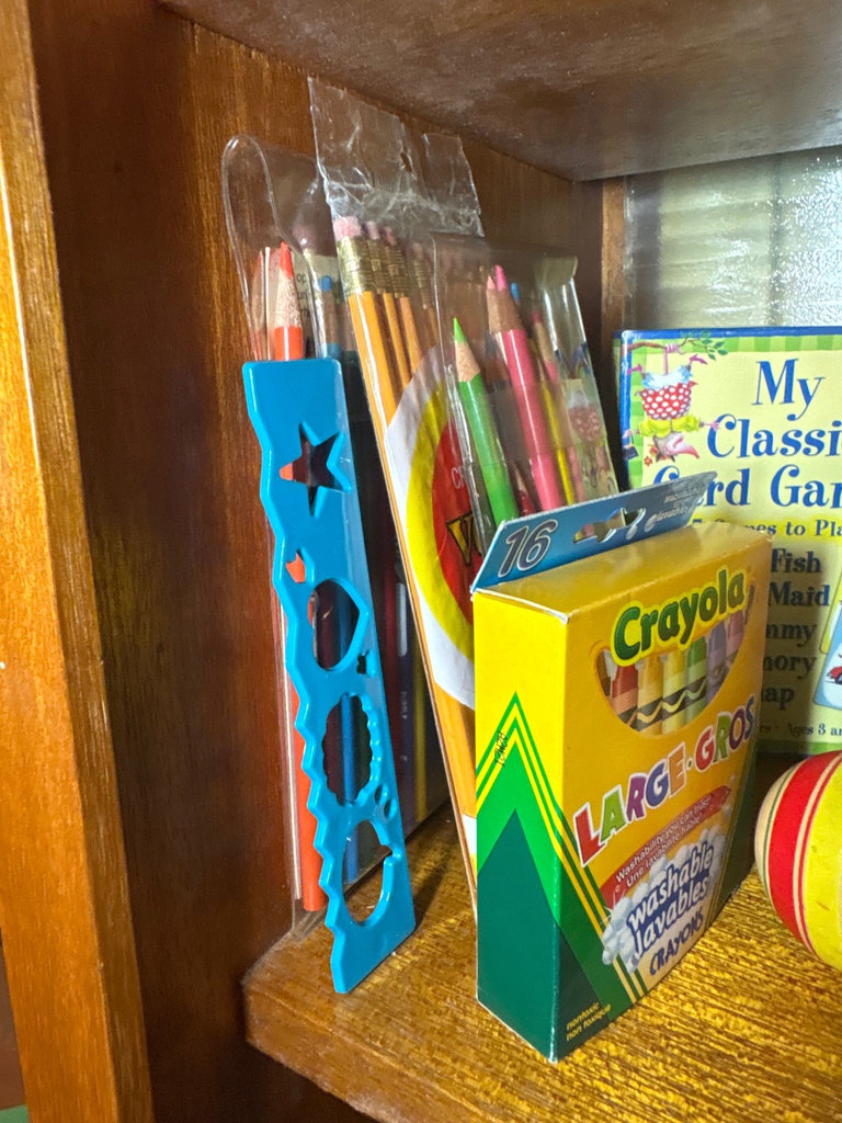 Assorted children's art supplies and classic games - image 2 of 8