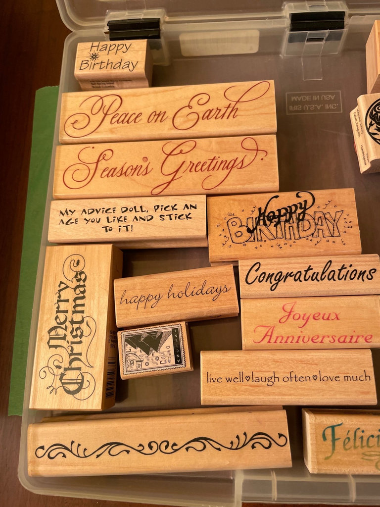 Assorted Wooden Rubber Stamps 5 - image 5 of 5