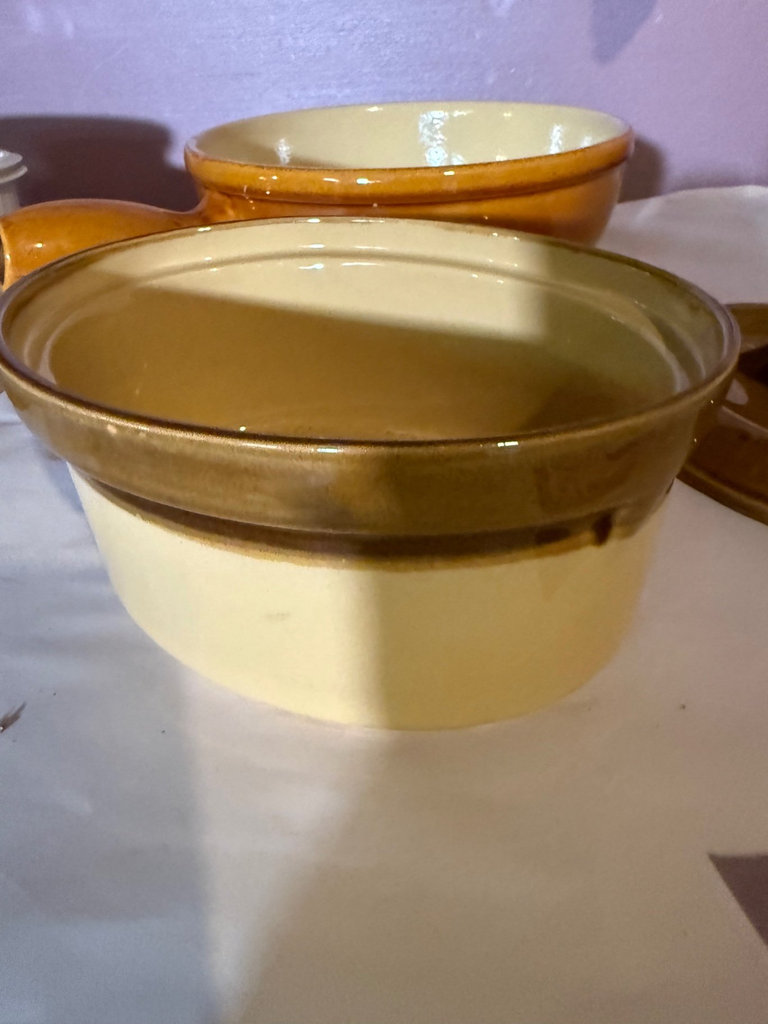 Vintage Stoneware Fondue Pot & Casserole - image 13 of 19