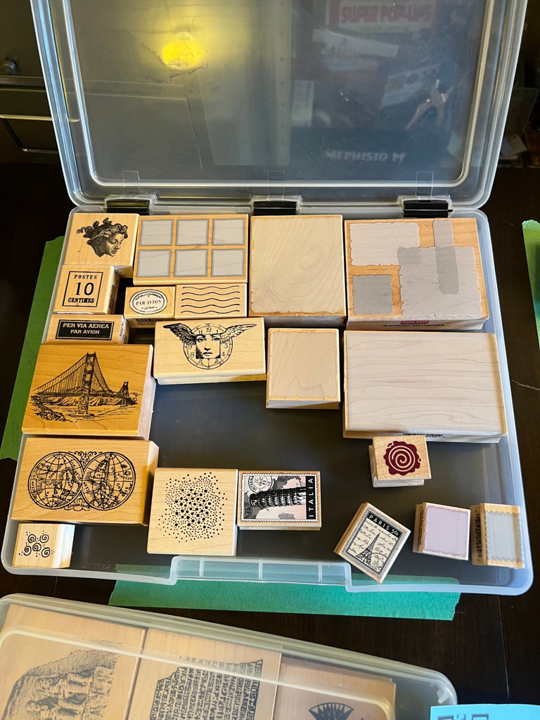 Assorted Wooden Rubber Stamps 4 - image 2 of 4