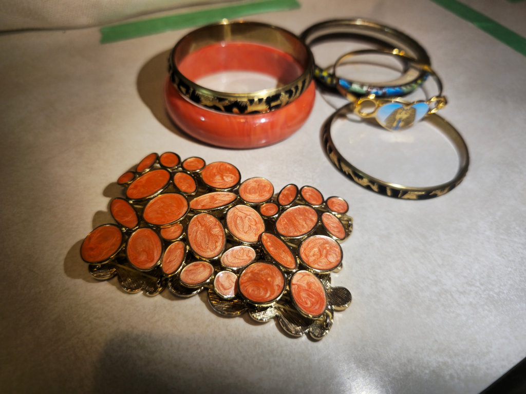 Assorted bracelets, bangles, earrings, and rings - image 3 of 7