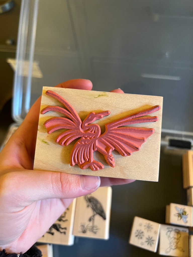 Assorted wooden rubber stamps 1 - image 3 of 4
