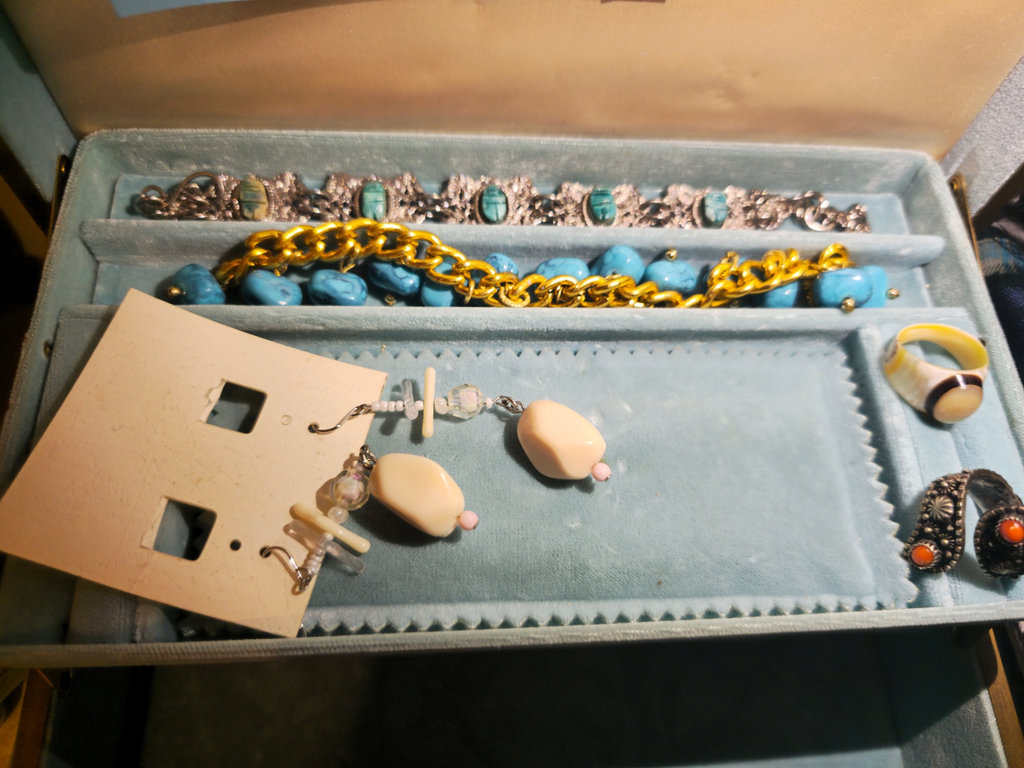 Assorted bracelets, bangles, earrings, and rings - image 2 of 7
