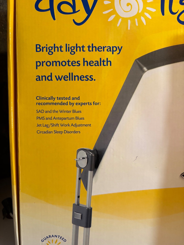 DayLight Bright Light Therapy Lamp with Packaging - image 4 of 7
