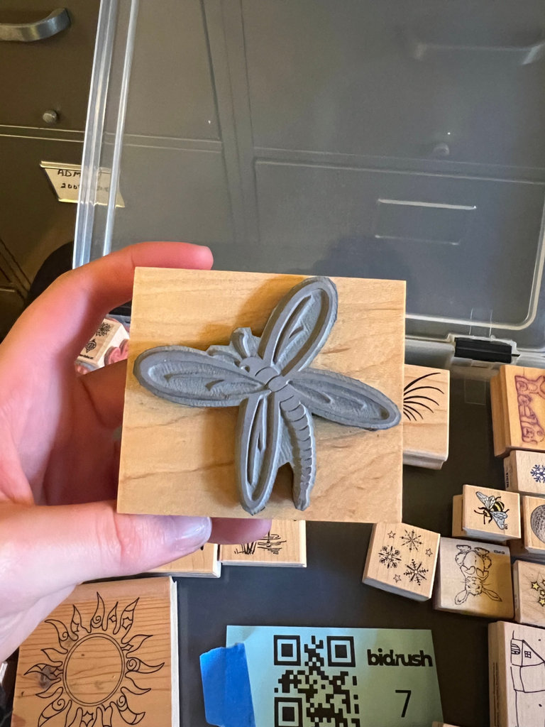 Assorted wooden rubber stamps 1 - image 2 of 4