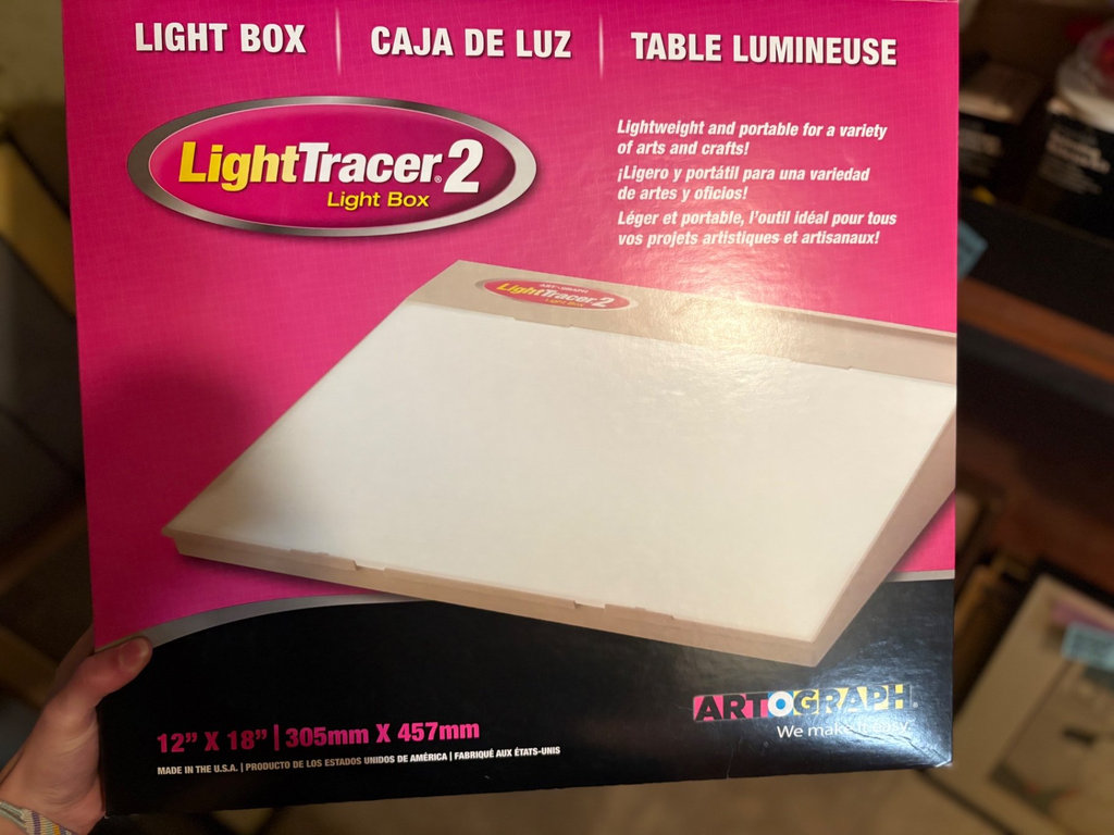 LightTracer 2 Light Box and smaller light box with Power Cord and Packaging - image 3 of 8
