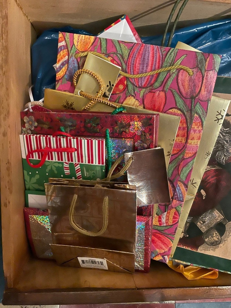 Assorted Gift bags, ribbons and Wrapping Supplies - image 5 of 6