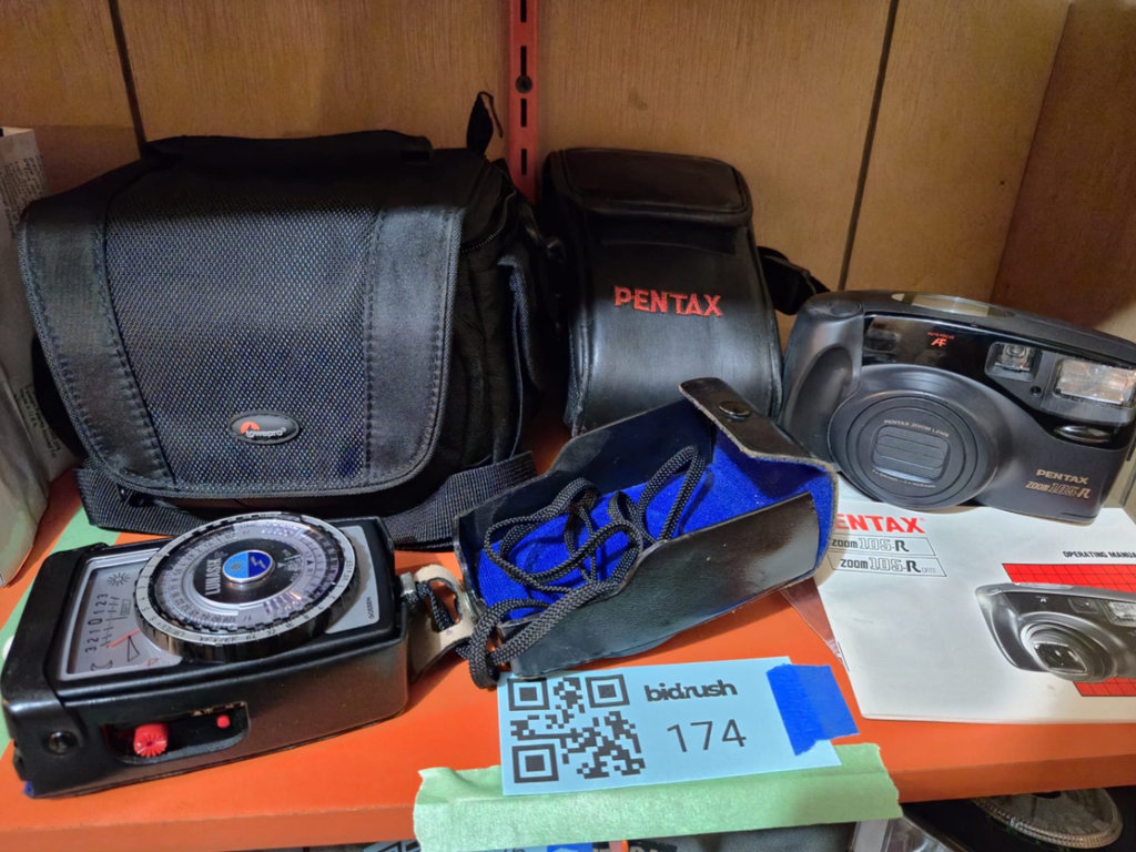 Pentax Zoom 105-R camera with lens and accessories - image 2 of 3