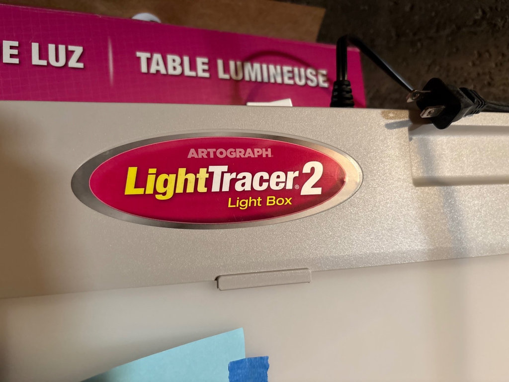 LightTracer 2 Light Box and smaller light box with Power Cord and Packaging - image 2 of 8