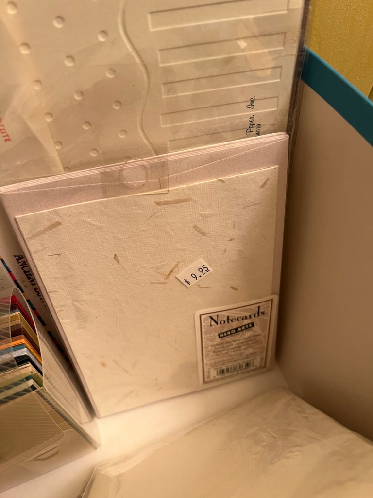 Assorted Card Making supplies, decorative paper and notecards - image 8 of 11