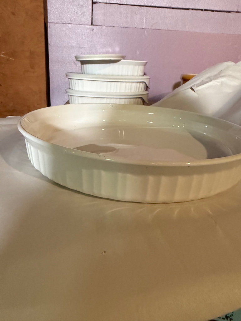 CorningWare French White bakeware set with ramekins - image 5 of 29