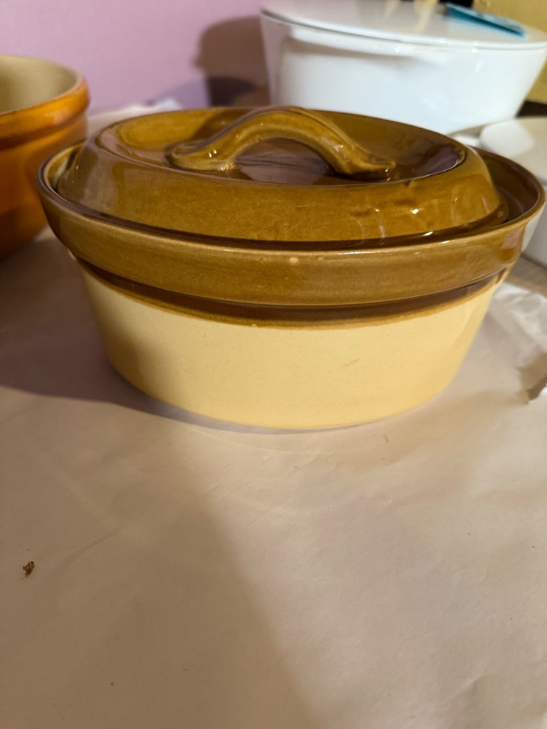 Vintage Stoneware Fondue Pot & Casserole - image 6 of 19