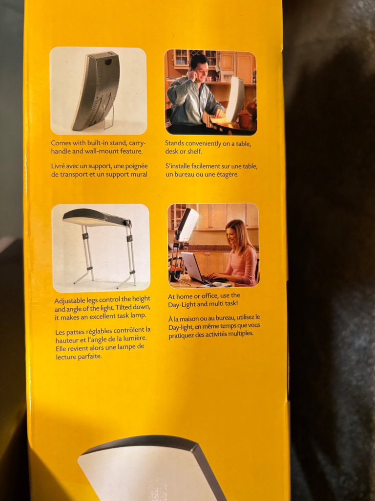 DayLight Bright Light Therapy Lamp with Packaging - image 5 of 7