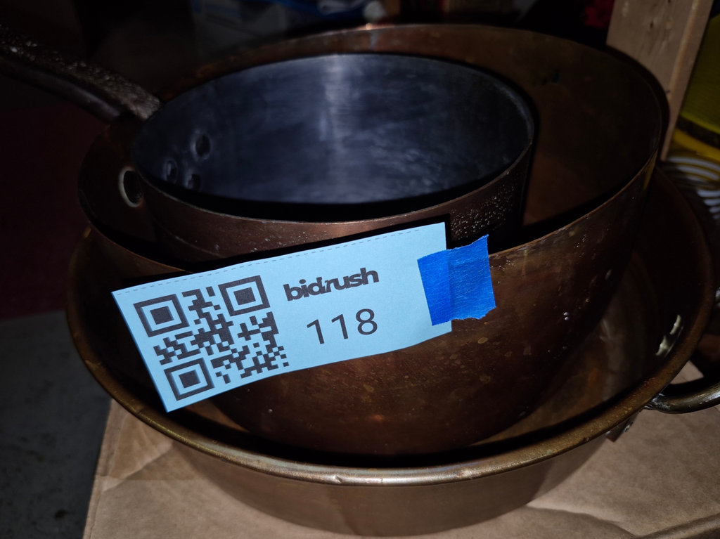 Copper cookware pots and pan set - image 1 of 7