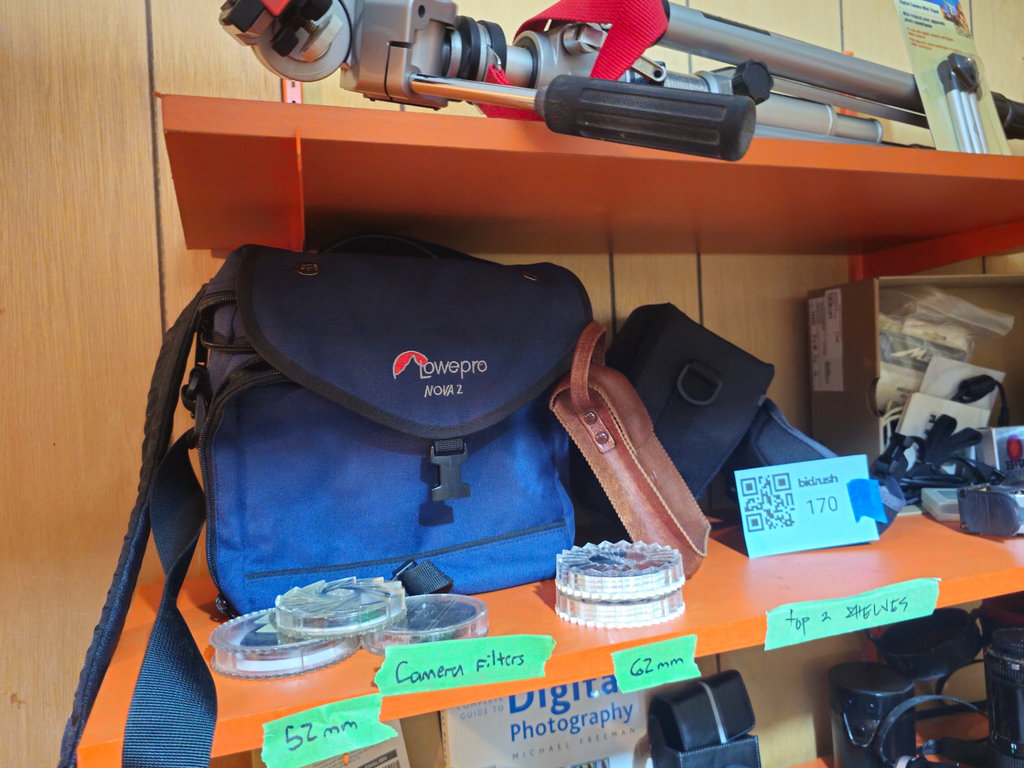 Camera lens filters and Lowepro bag - image 4 of 6