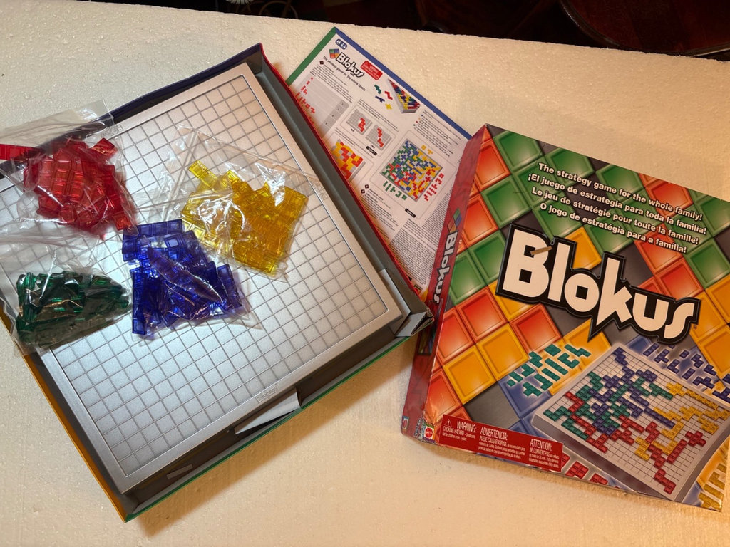 Vintage Monopoly, Blokus, and Magnastiks board game collection - image 2 of 15