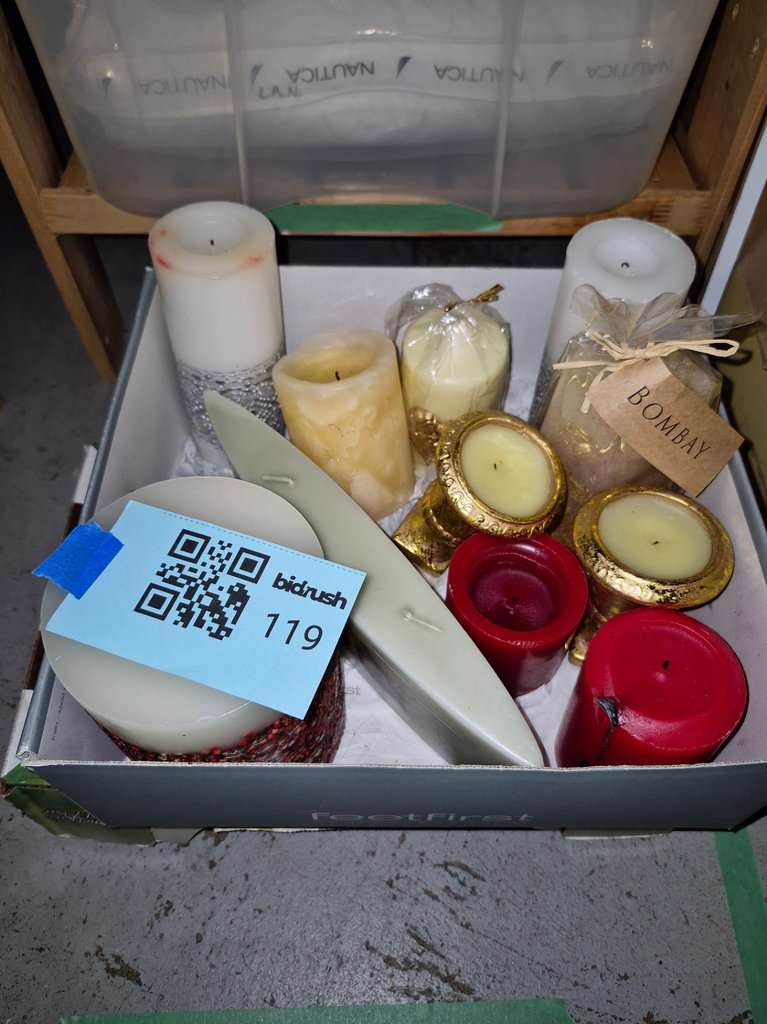 Assorted Candles and Candle Holders - image 3 of 4