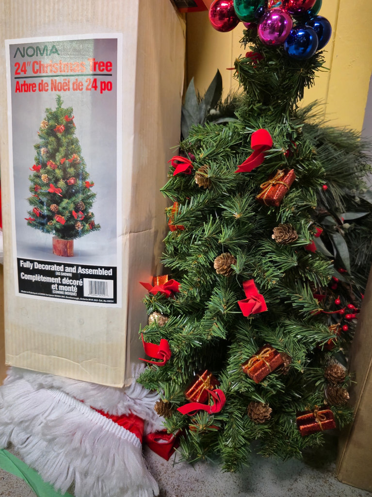 Assorted Christmas Decorations and Wrapping Paper - image 3 of 5