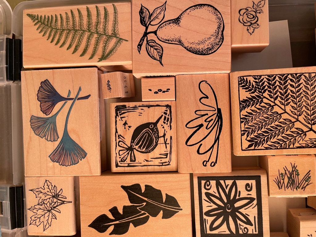 Assorted Wooden Rubber Stamps 6 - image 2 of 5