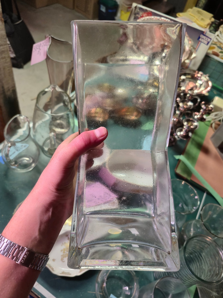 Assorted Clear Glass Vases - image 3 of 4