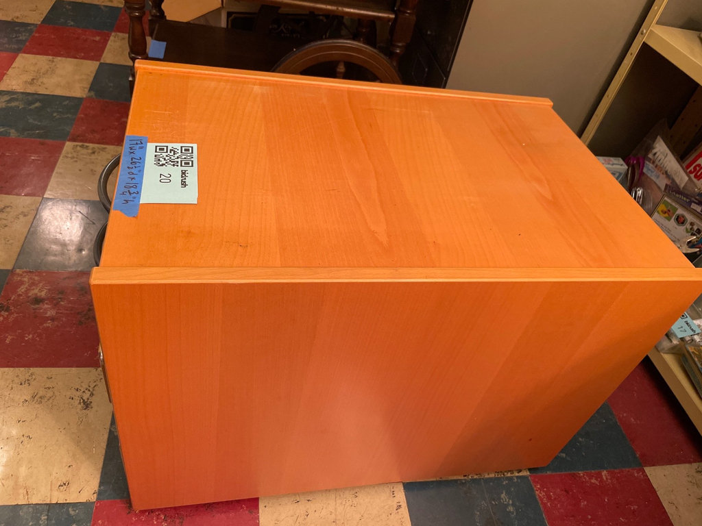 Wooden four-drawer office cabinet - image 2 of 4