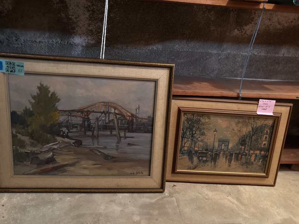 Two Framed Art Pieces - image 1 of 8