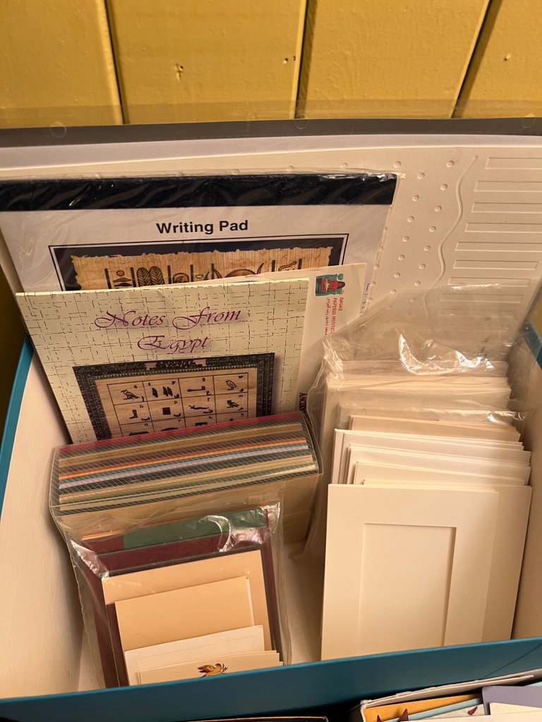 Assorted Card Making supplies, decorative paper and notecards - image 4 of 11