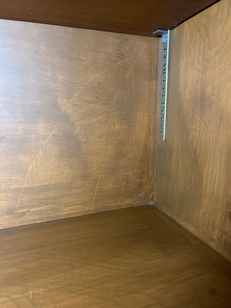 Wooden shelving unit - image 3 of 6