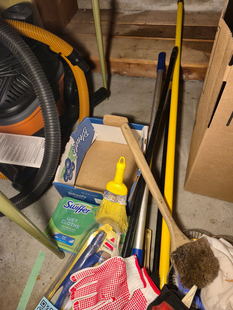 Assorted Cleaning Supplies and Gloves - image 2 of 3