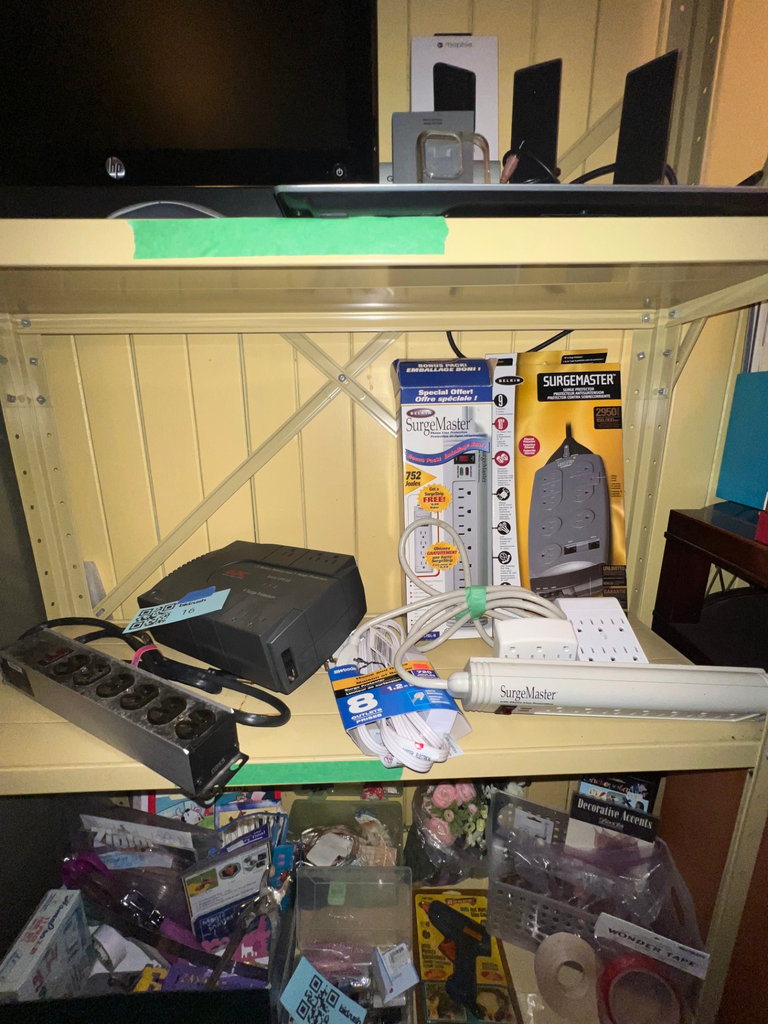 Surge protectors, power strips, and a UPS backup battery - image 2 of 5