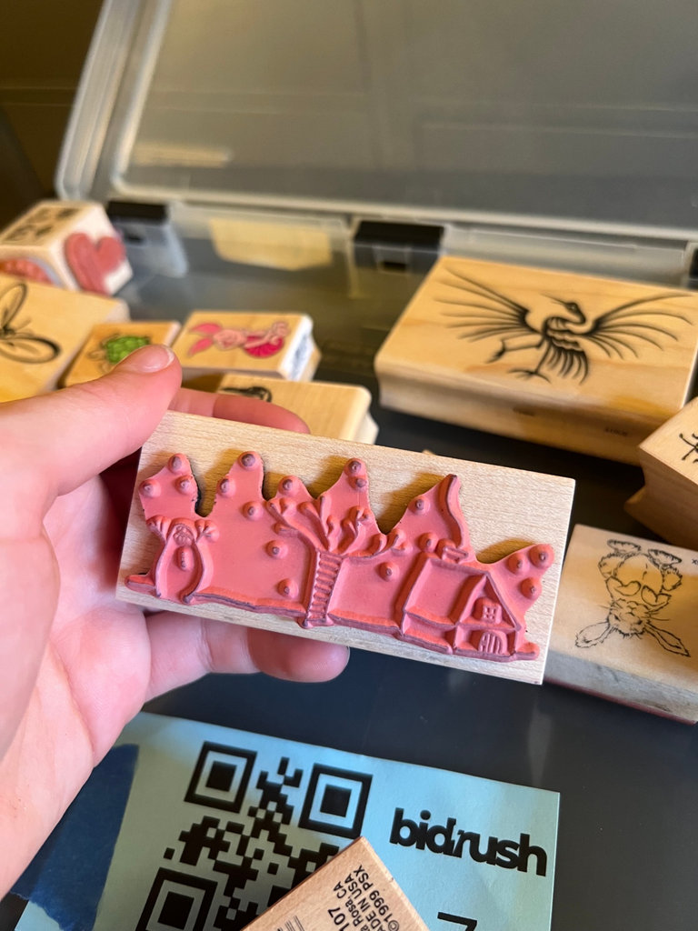 Assorted wooden rubber stamps 1 - image 4 of 4