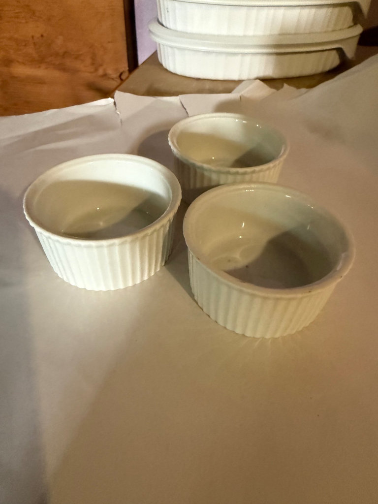 CorningWare French White bakeware set with ramekins - image 15 of 29