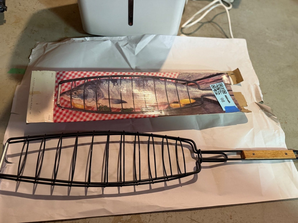 Assorted BBQ grilling tools and racks - image 2 of 6