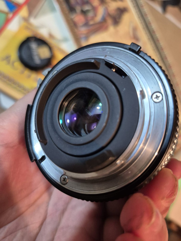 Nikon film camera with lenses and accessories - image 6 of 7