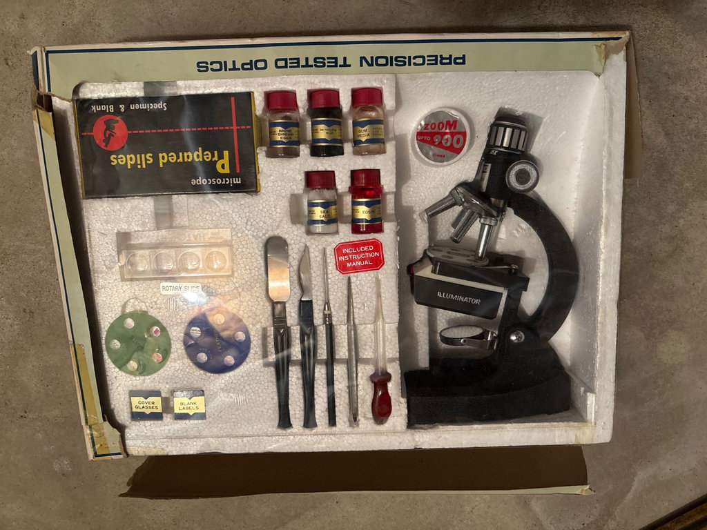 Assorted science experiment kits and a brain model - image 1 of 6