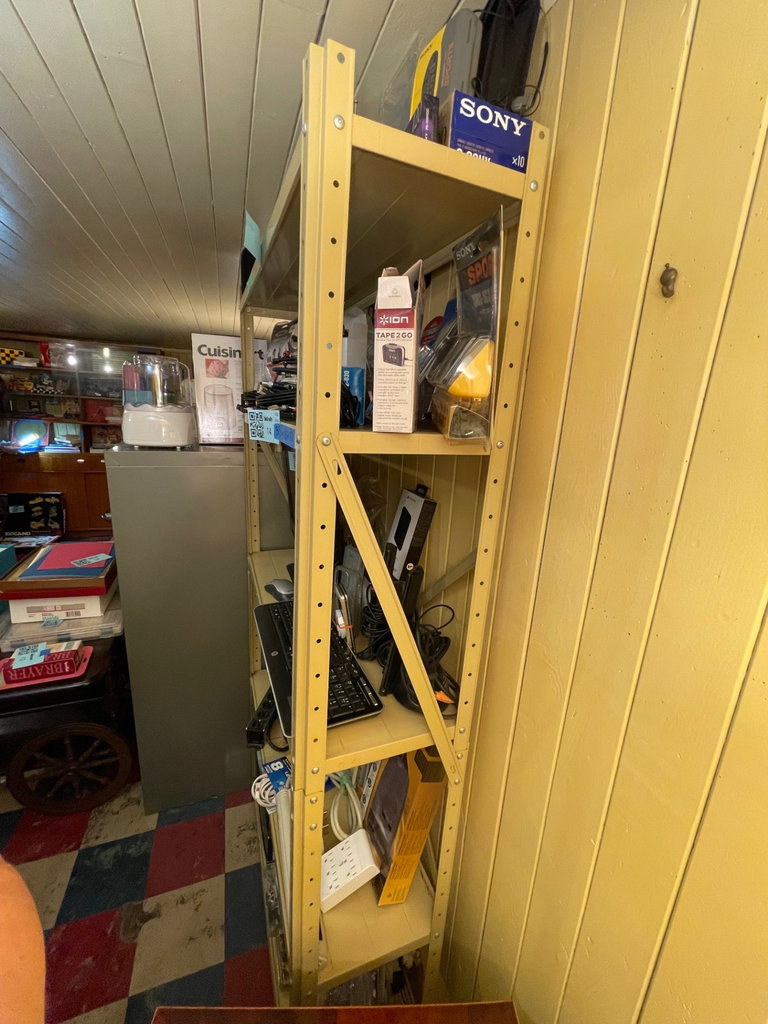Metal shelving unit - image 3 of 4