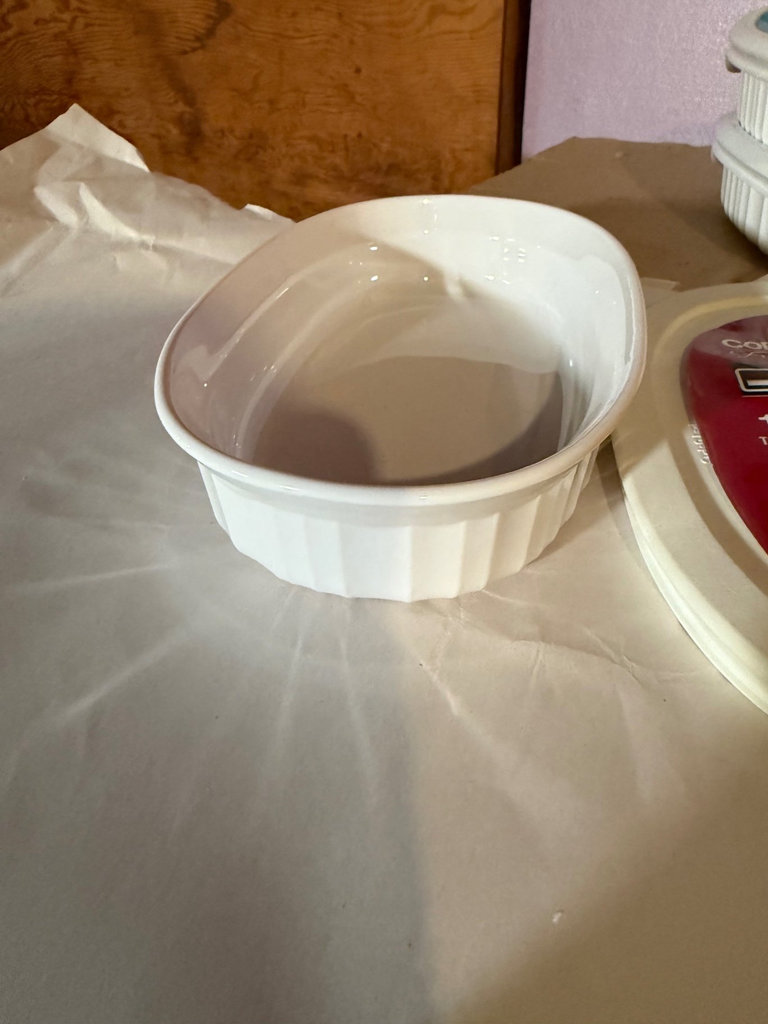 CorningWare French White bakeware set with ramekins - image 22 of 29