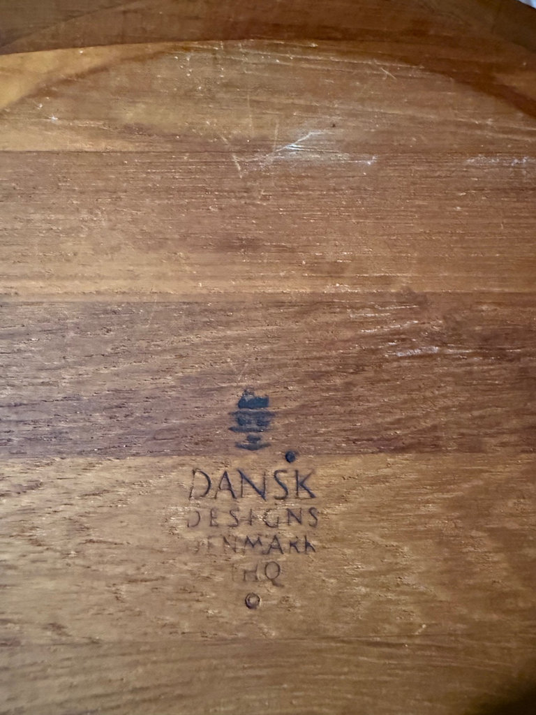 Danish Designs TEAK wooden round bowl - image 7 of 10