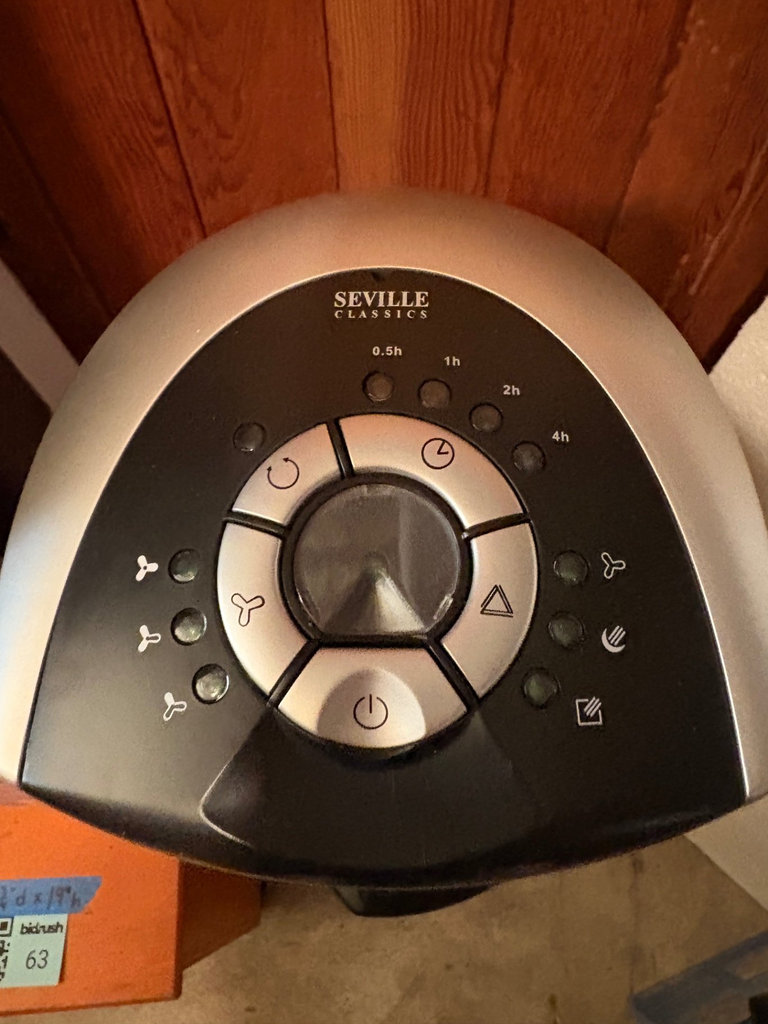 Collection of electric fans (tower and desk) with original box - image 3 of 8